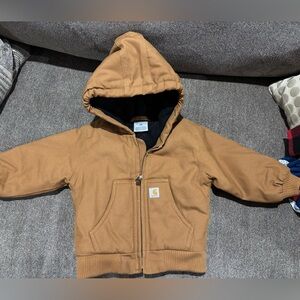 Carhartt Tan Hooded Jacket